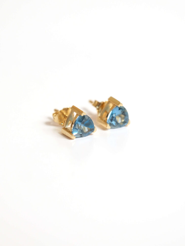 Aegean Dream Earrings Swiss Blue Topaz