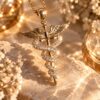 HERMES CADUCEUS NECKLACE